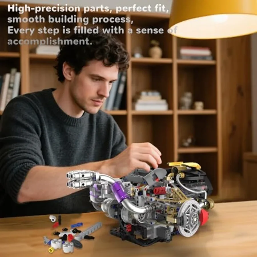 مجموعة أدوات بناء المحرك V8 التي تعمل بتقنية مع محرك التحكم في التطبيق ورذاذ الضوء الهندسة الميكانيكية القابلة للجمع