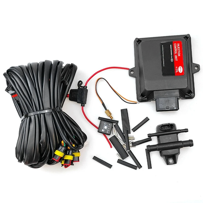 MP48 Gas ECU Kit 4 Cylinder For RC LPG CNG Conversion Kit For Cars GPL Oil To Gas Electric Control Refit Kit