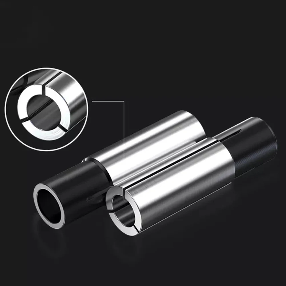 1/2" 1/4" 1/8" Collet Adaptor Shank Reducer Bits CNC Spindle Router 4/6/8/10mm Collet Chuck Conversion Sleeve Metalworking