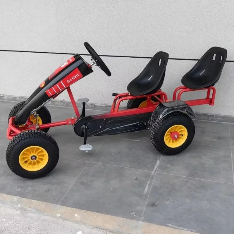 

Хорошее качество, дешевые сверхмощные двухместные картины с педалью для картингов для детей и взрослых