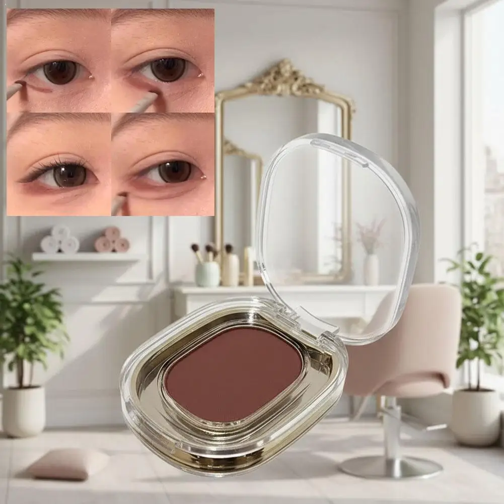 

Monochrome Matte Brick Red Eyeshadow Silky Brown Powder Palette Waterproof Lying Silkworm Eyeliner Under Eye Makeup
