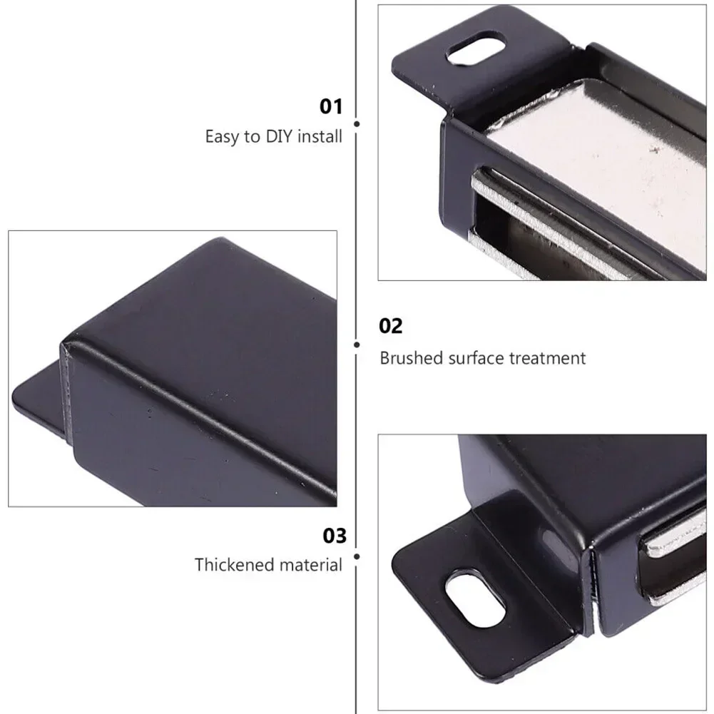 Stainless Steel Magnetic Cabinet Catches Latch Magnet Cabinet Suction For Furniture Wardrobe Cupboard Strong Door