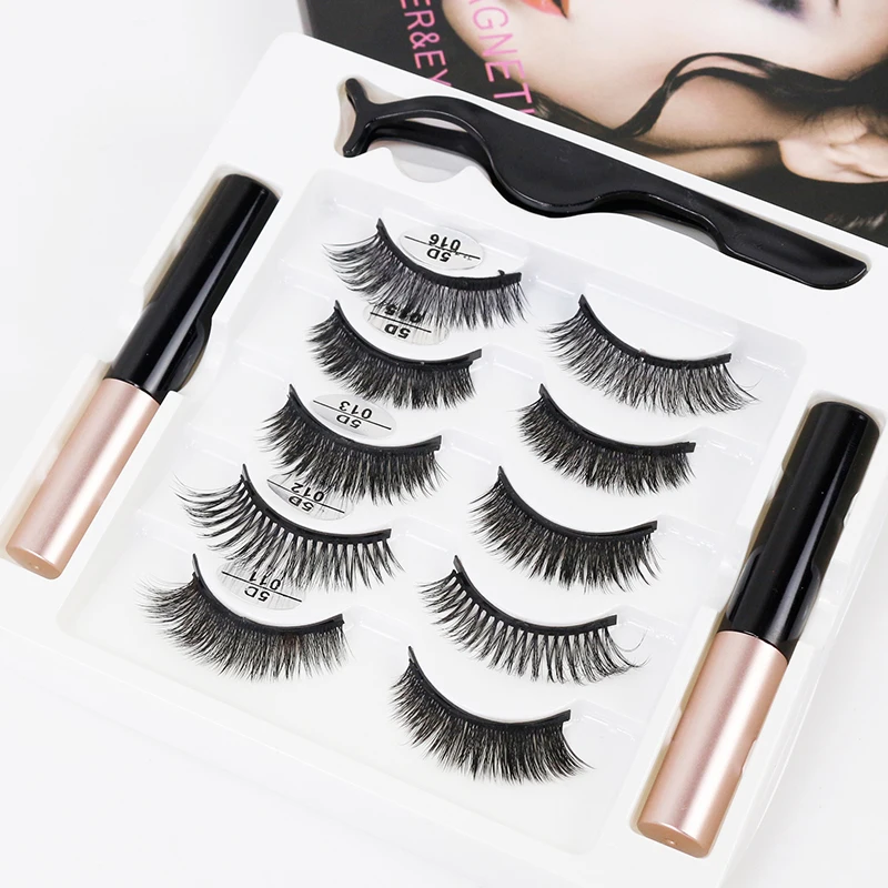 

Abestyou 3/5pairs Cilios Postico Multipack Magnetic Eyelashes Eyeliner Kit Boxes Cilios Magneticos Rzesy Magnetyczne Wholesale