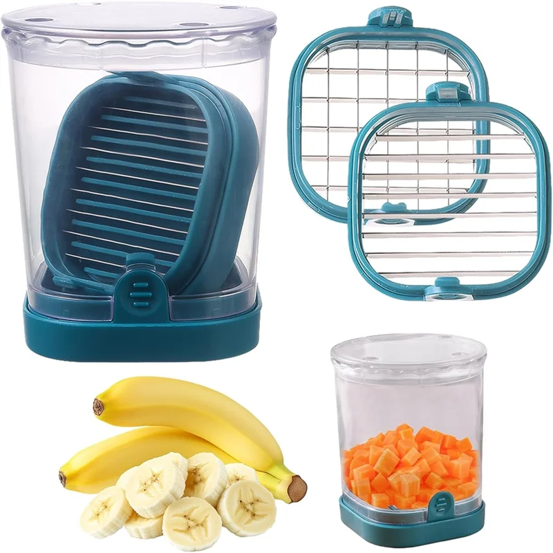 BSEVB-кухонный гаджет, слайсер для чашек для клубники, для БАНАНА, КЮКУМЕР, грибов, фруктов, овощей, резак