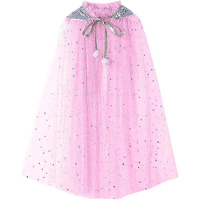 Costume de princesse Everak pour enfants, accessoires de performance pour filles, Frozen Elsa, Anna