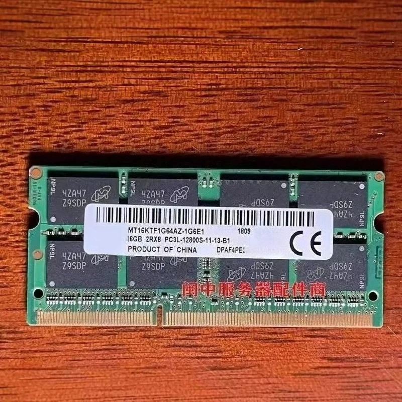 

For MT micron DDR3 16GB single 16G 1600 DDR3L X250 T450S P40 notebook memory