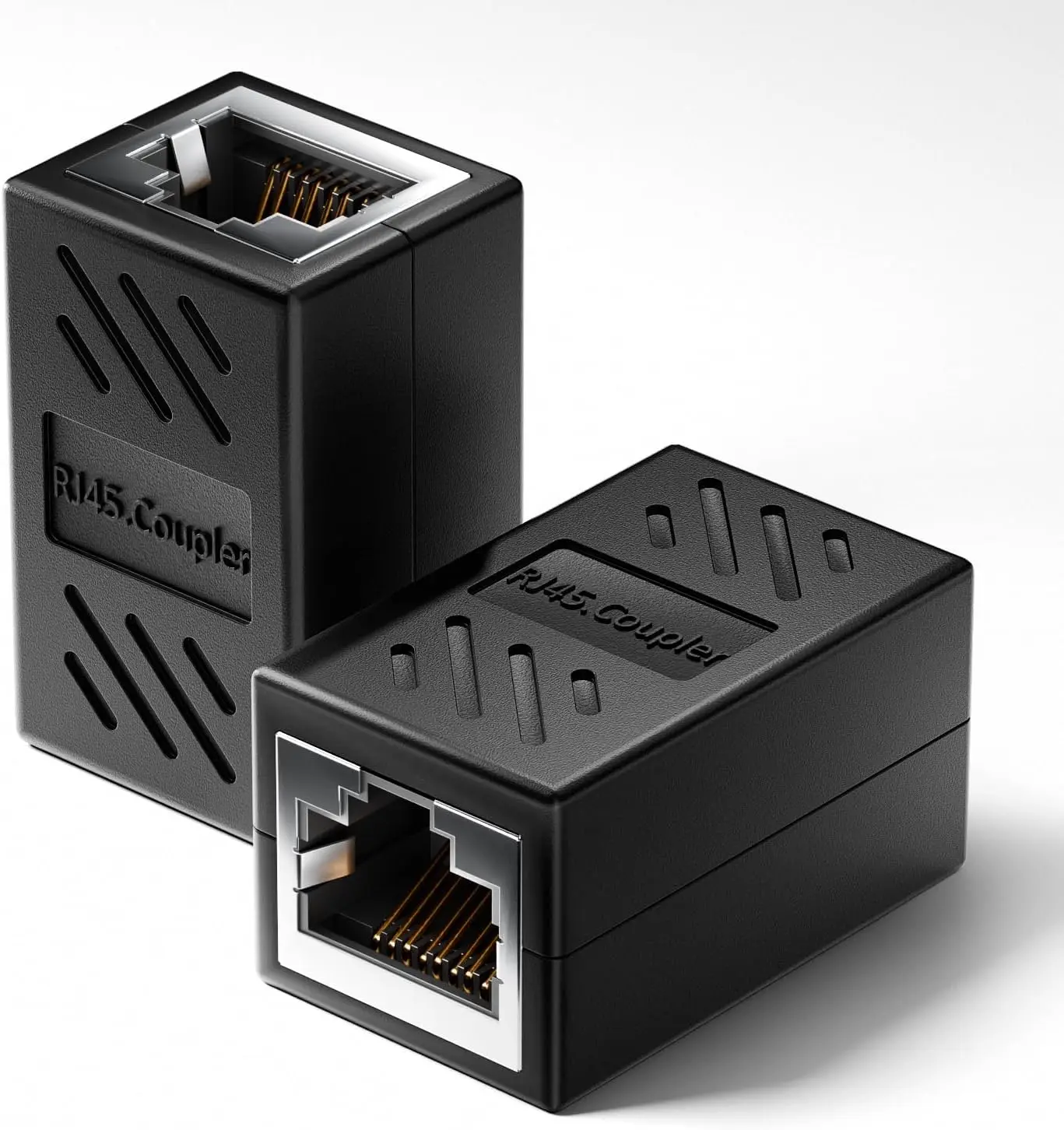 10PCS RJ45 Female To Female Ethernet Extender Coupler Adapters & Connectors For Cat5/Cat5e/Cat6e/Cat7 Ethernet Extension Cable