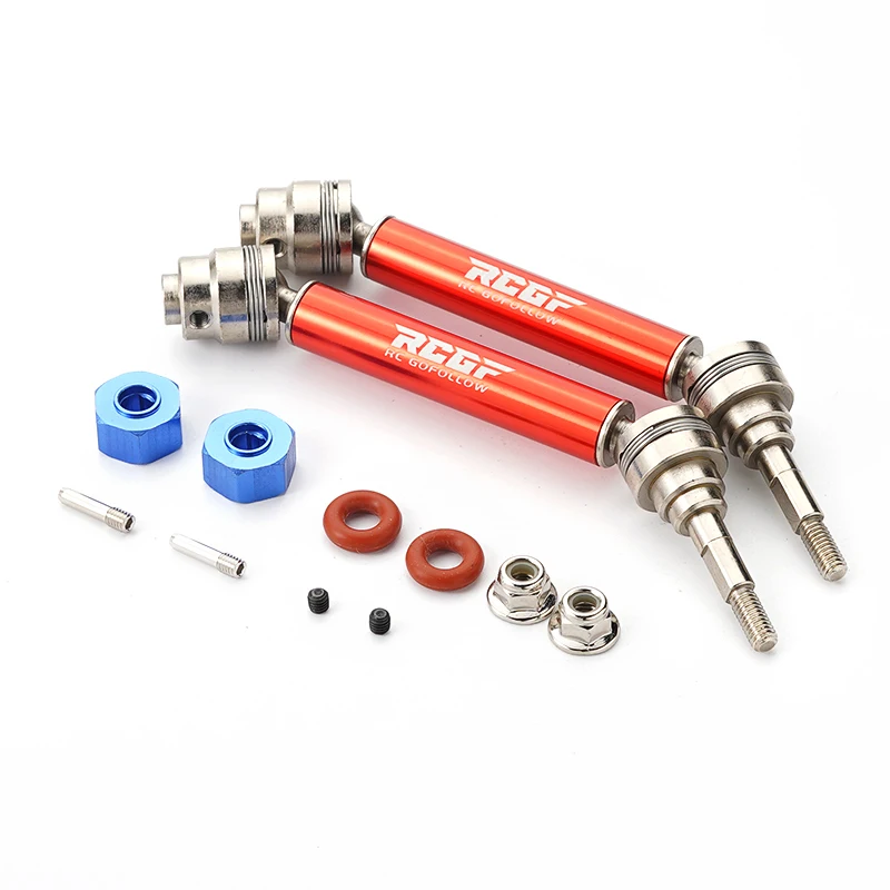 

RCGOFOLLOW 115/118MM Aluminum Universal Drive Joint For 1/10 TRAXXAS SLASH 4x4 VXL 2WD Rustler Stampede Hoss Upgrade Parts