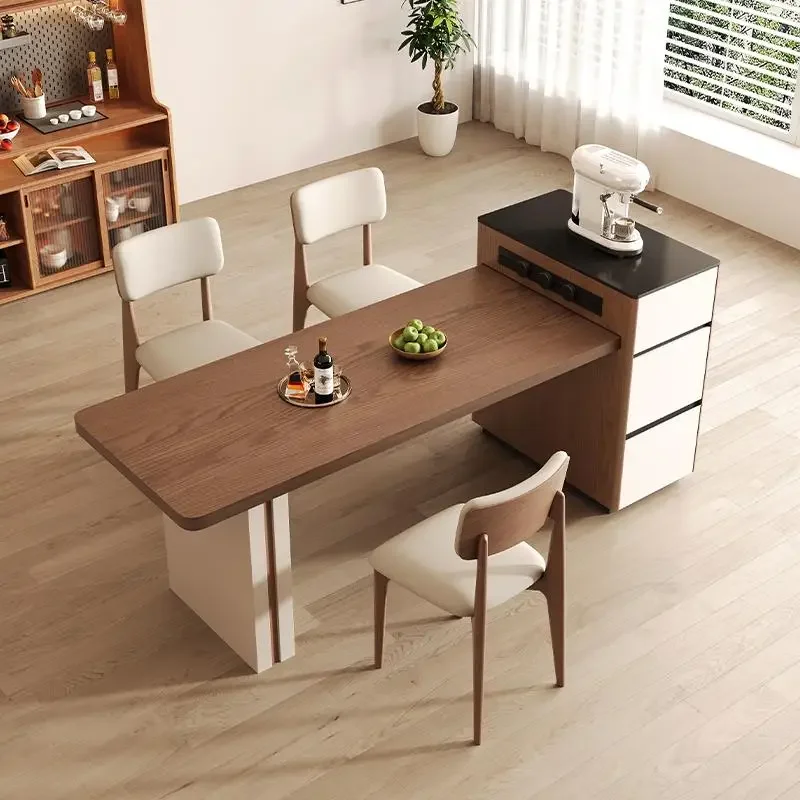 Desk Study Dining Table Wood Side Chairs Kitchen Balcony Modern Dining Table Designer Writing Mesas De Comedor Home Furniture