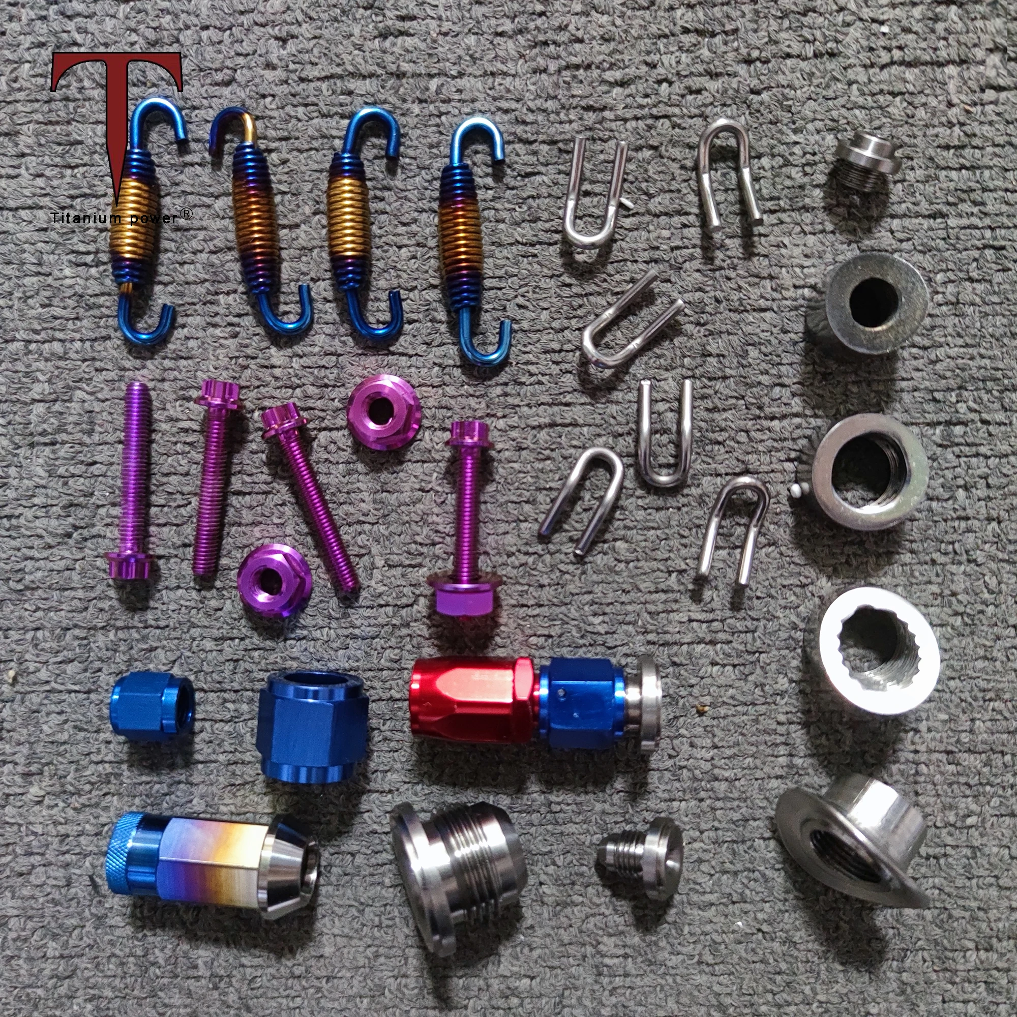Titanium Oil Cooler Bung Weld On Fittings for fuel oil hose
