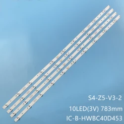 Listwa oświetleniowa LED 10 dla tej lampy Bush 40 ''TV IC-B-HWBC40D453 S4-Z5-V3-2 40/233F 40/233I V400H1J V400HJ6-PE1 40F21B 40F22B-FHD