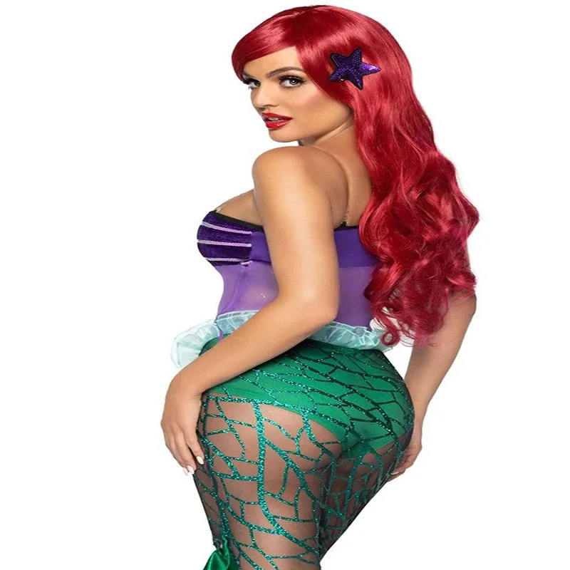 2025 Novo loween Sereia Cosplay Boate Roupas Femininas Separadas Festival Tema Desempenho de Palco Tradicional Ch...