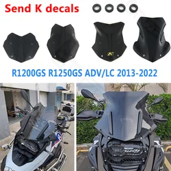 Parabrisas R1200GS R1250GS para BMW R1200GS R 1200 GS LC R1250GS R1250 GS ADV Adventure 2013-2023, Protector de pantalla