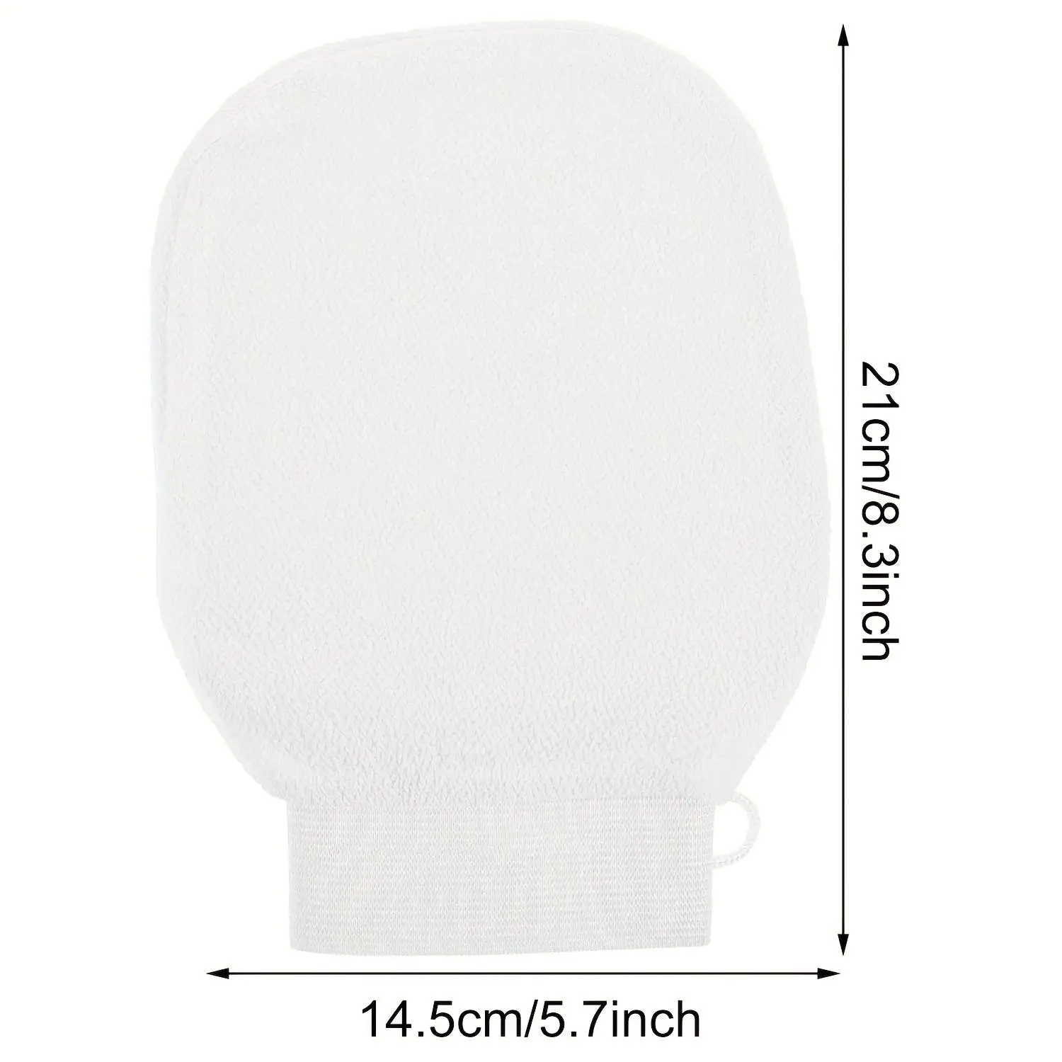 Deep Exfoliating Gloves 2 Pack - Biodegradable Adhesive Fibers, Body Exfoliator to Improve Skin Texture, Exfoliating Facial Scrub