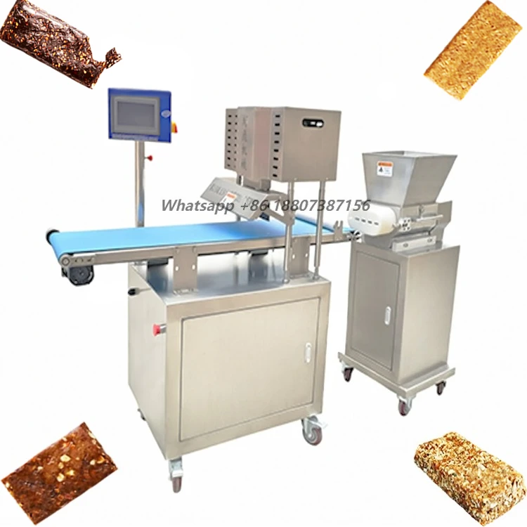 Automatic High-Accuracy Small Date Bar Making Machine SUS304 Fig Bar Extruder Machine Production Line