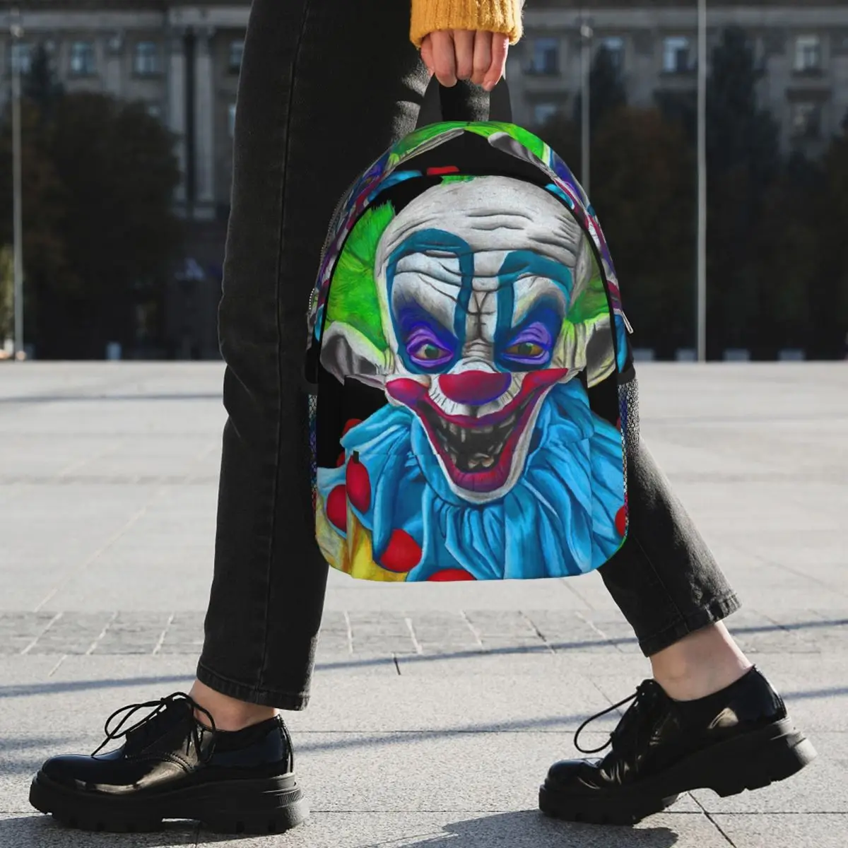 Killer Klowns From Outer Space Backpack Student BookBag Children School Bag Computer Shoulder Bags for Men Women