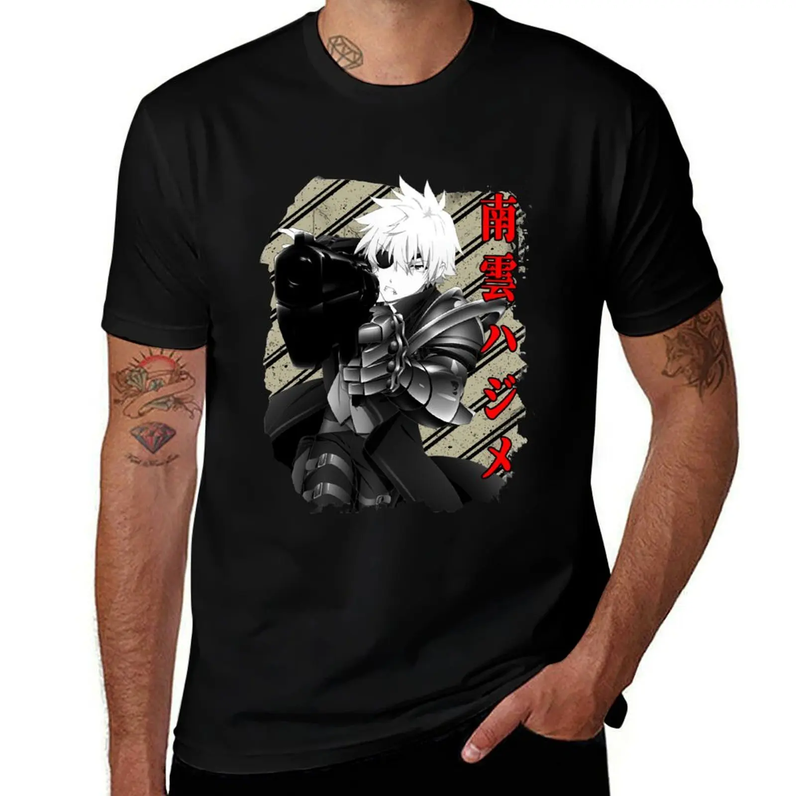 

Hajime | Arifureta T-Shirt blanks summer clothes oversize t-shirts man quick-drying Men's cotton t-shirt