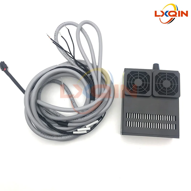 LXQIN Fan Air Cooling UV Curing Lamp for XP600 i3200 printhead UV LED for UV Printer Drying Blue-Violet Light 395nm