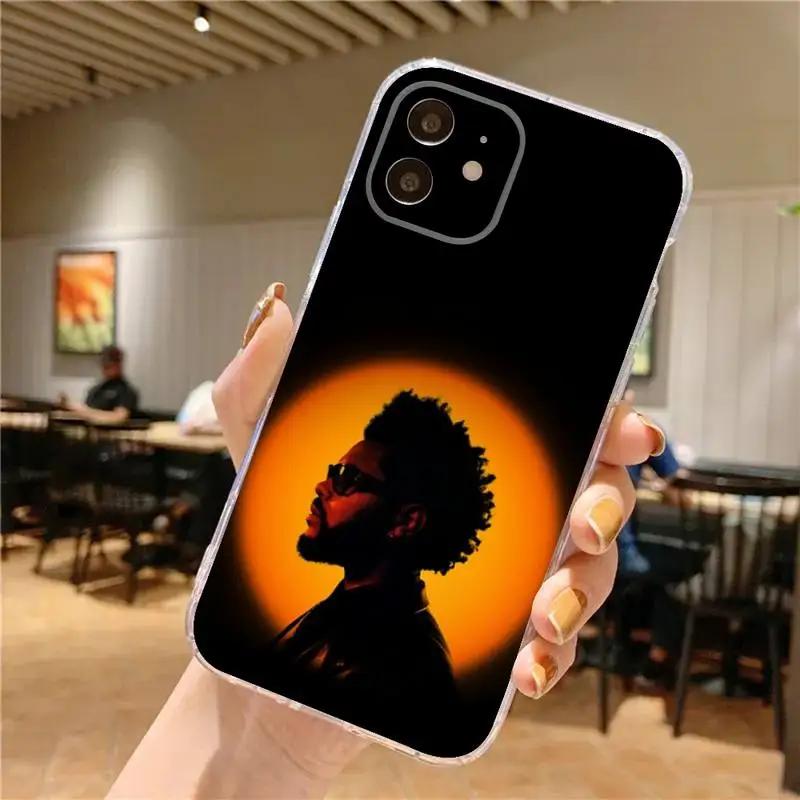 The W-Weeknd Album Phone Case For iPhone 15,14,13,12,11 Plus,Pro,Max,XR,XS,X,7,8 Plus,SE,Mini Transparent Silicone Soft