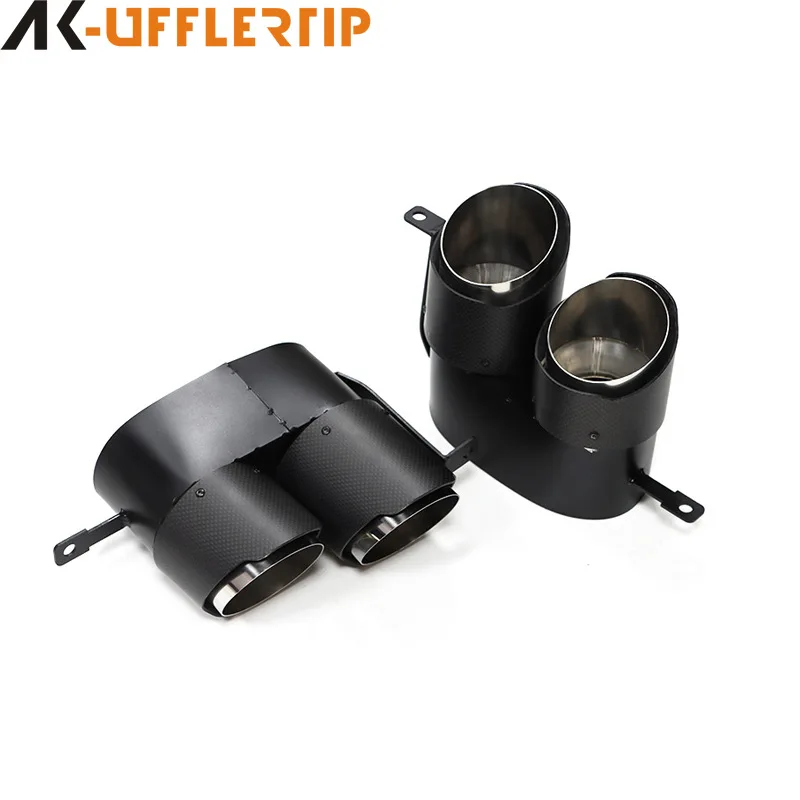 

Suitable for 20 to 22 BMW new 3 series 320325330G20G28 exhaust pipe modified four-out carbon fiber tail throat