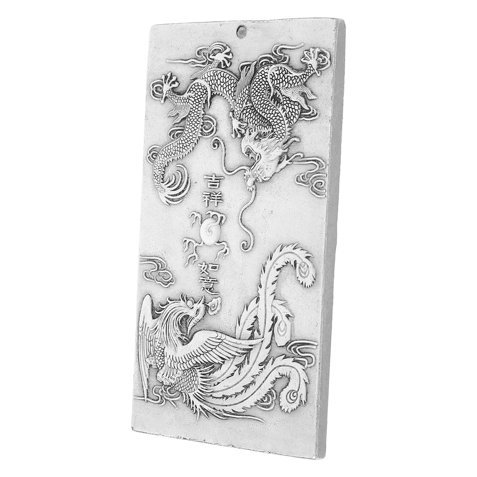 

Dragon Phoenix Bagua Brass Plaque Chinese Feng Shui Decor For Home Harmony Lucky Charm Party Decoration
