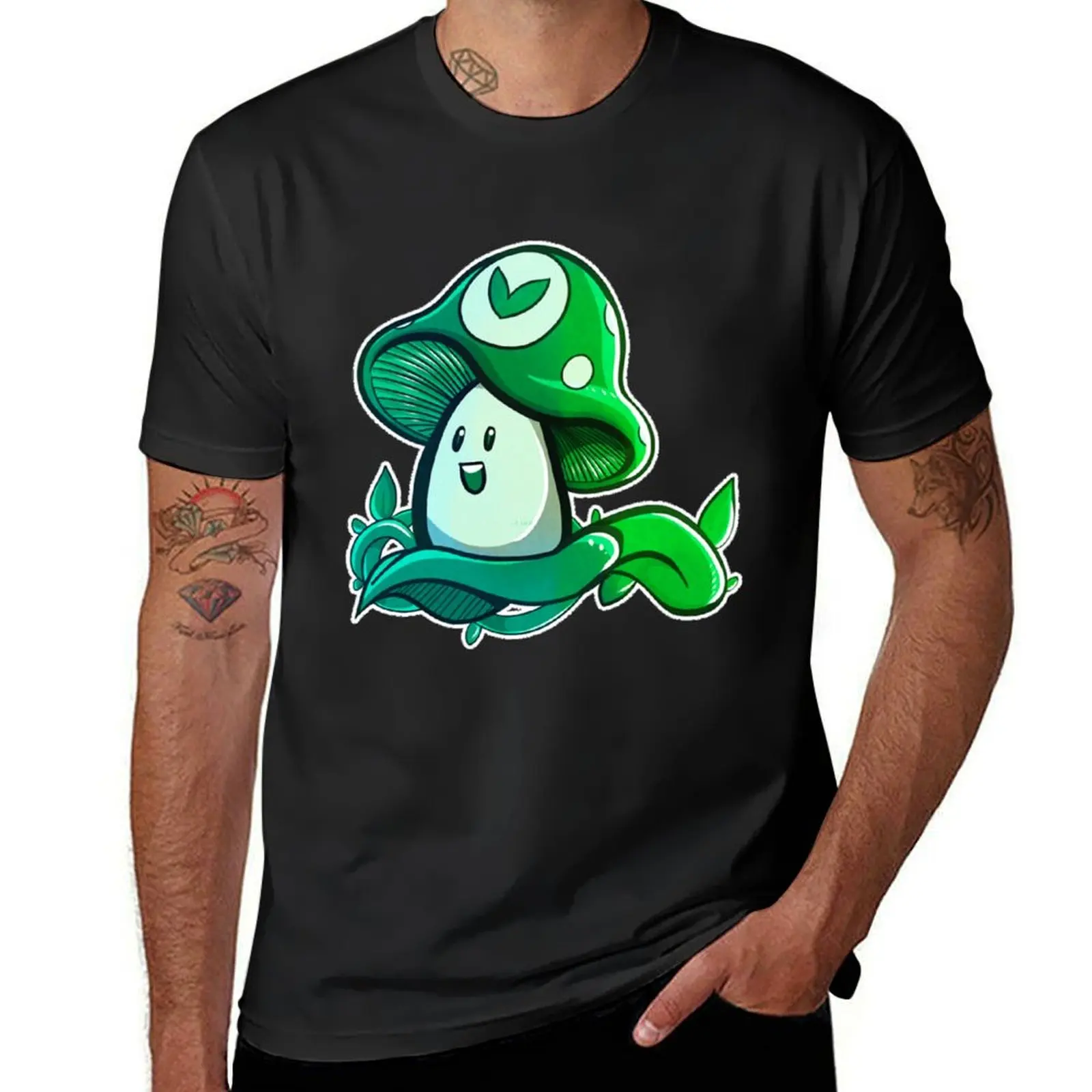 

Vinesauce Vineshroom T-Shirt summer top korean fashion for a boy heavyweight t shirts for men