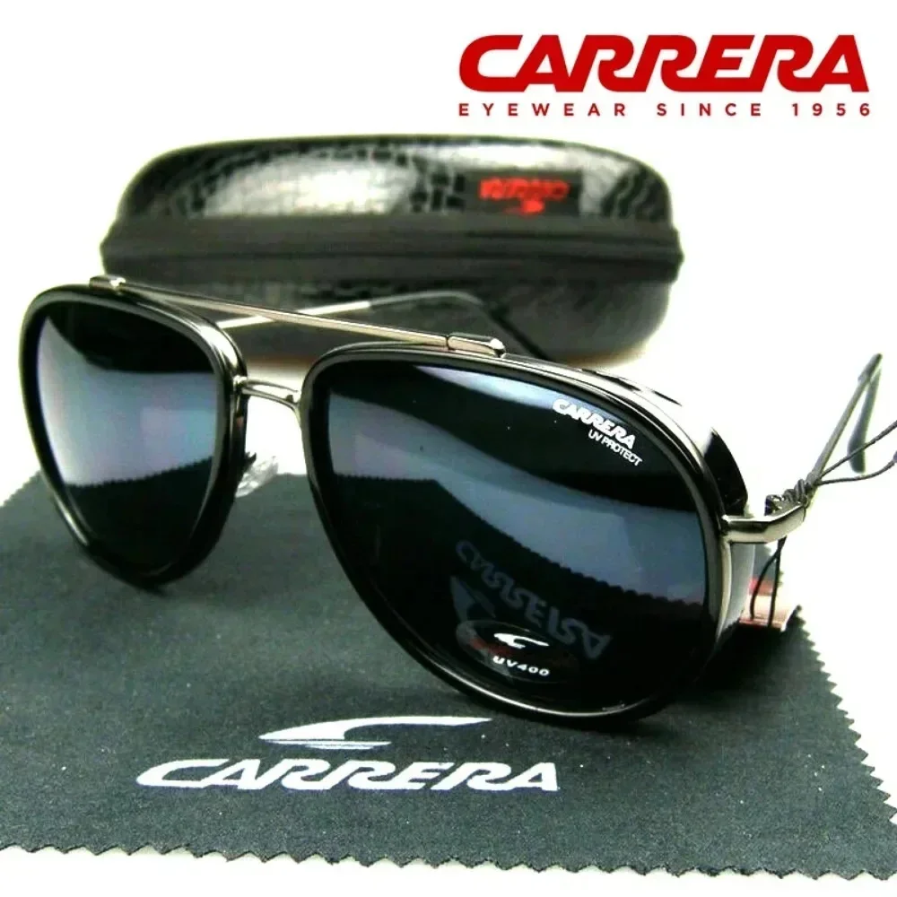 Carrera Men Brand Sunglasses Vintage Sun Glasses Men Women Big Square Oversize Colorful Outdoor Sports Driving Eyewear CA027