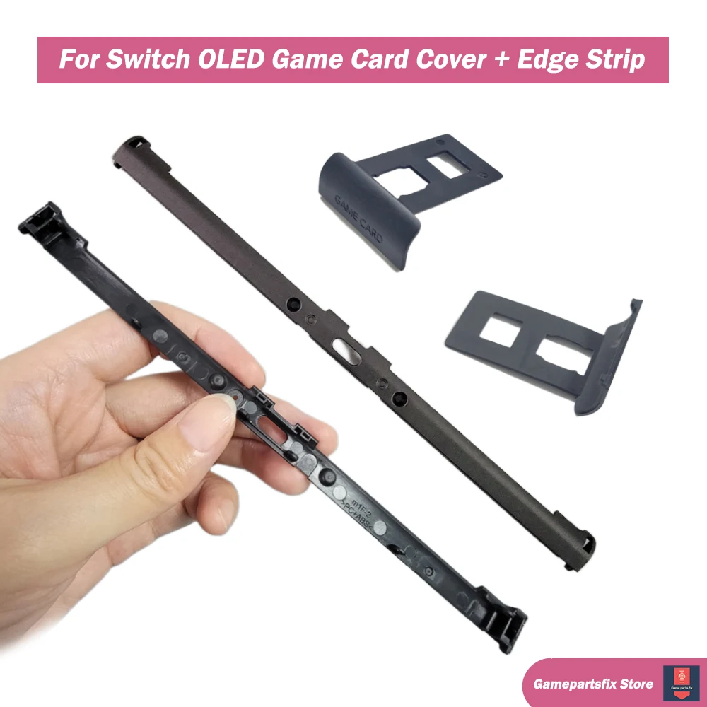 

Brand New Game Card Cover Game Card Slot Tray for NS OLED Game Console Replacement Parts for Switch OLED Shell Edge Strip