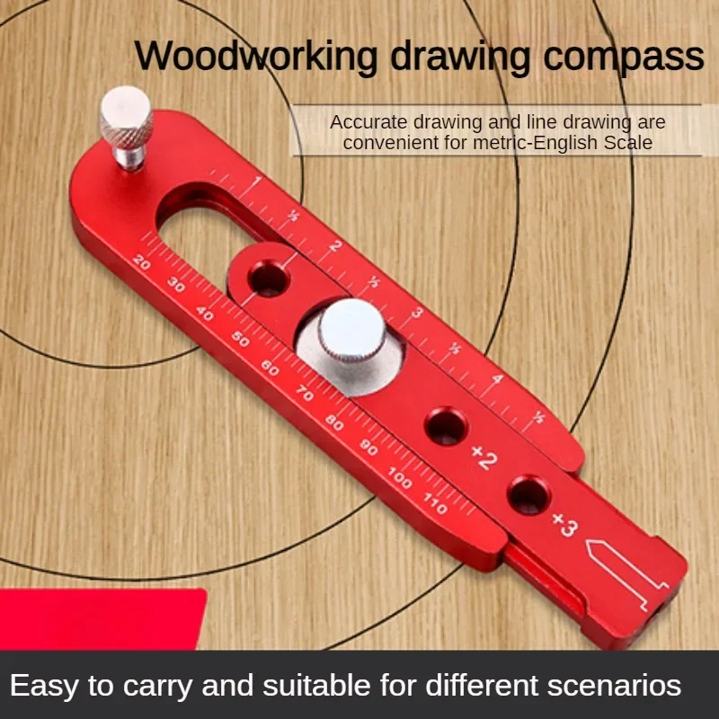 Woodworking Tools Drawing Compass Circular Drawing Tool 165/340MM Woodworking Scribe Gauges Adjustable Measurement Tool ruler