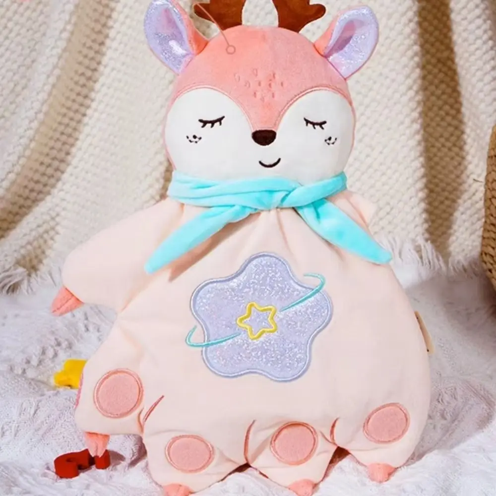 PP Cotton Palm Shape Soothing Pillow Fluffy Interactive Animals Puppet Toys Collection Handmade Adorable Stuffed Hand Puppets