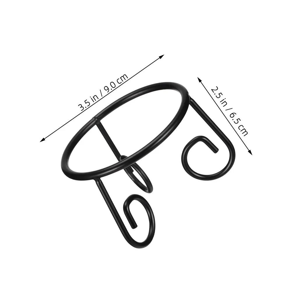 2 قطعة كريستال معدني المجال حامل حديقة الكرة حامل في الهواء الطلق غلوب عرض مستقرة التحديق الكرة قاعدة في الهواء الطلق حديقة الوقوف #4