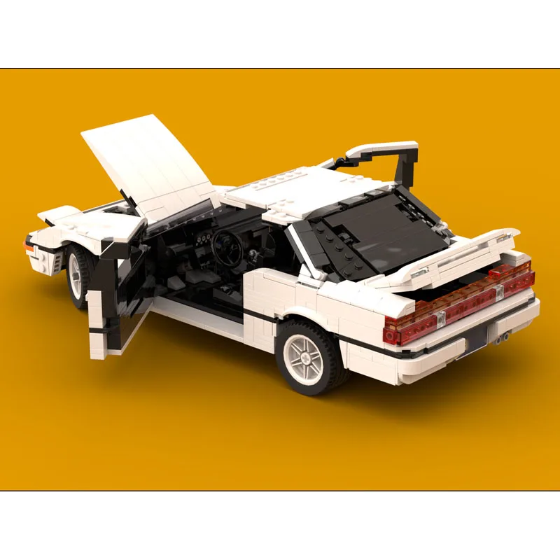 MOC-239501 White New Sports Car Building Block Model, 1018 Parts, Creative Children's Birthday Building Block Toy Gift