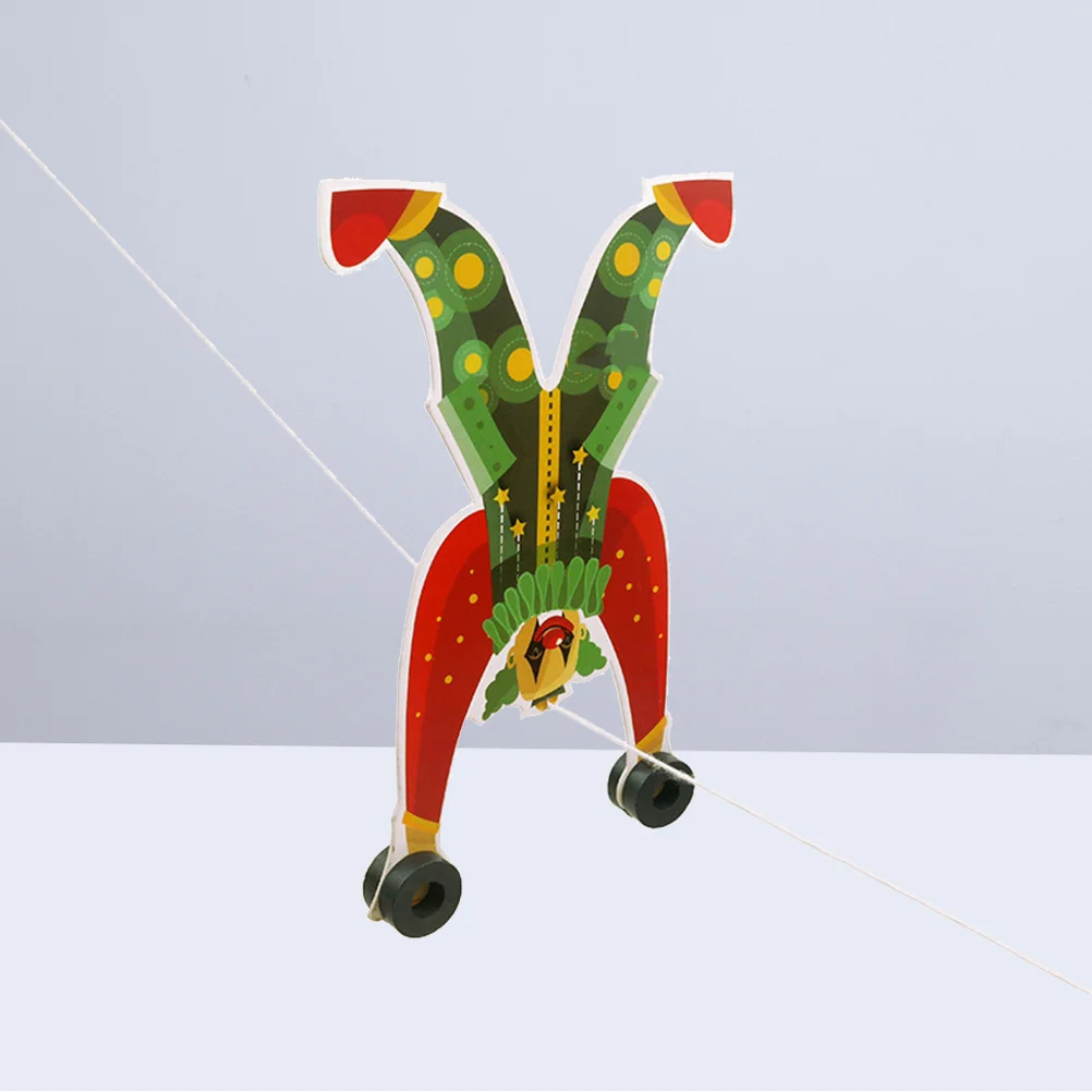 Clown Walking Wire Educational Balance Scientific Experiment DIY Gravity Principle Practice Game Children Hands-on Intelligence