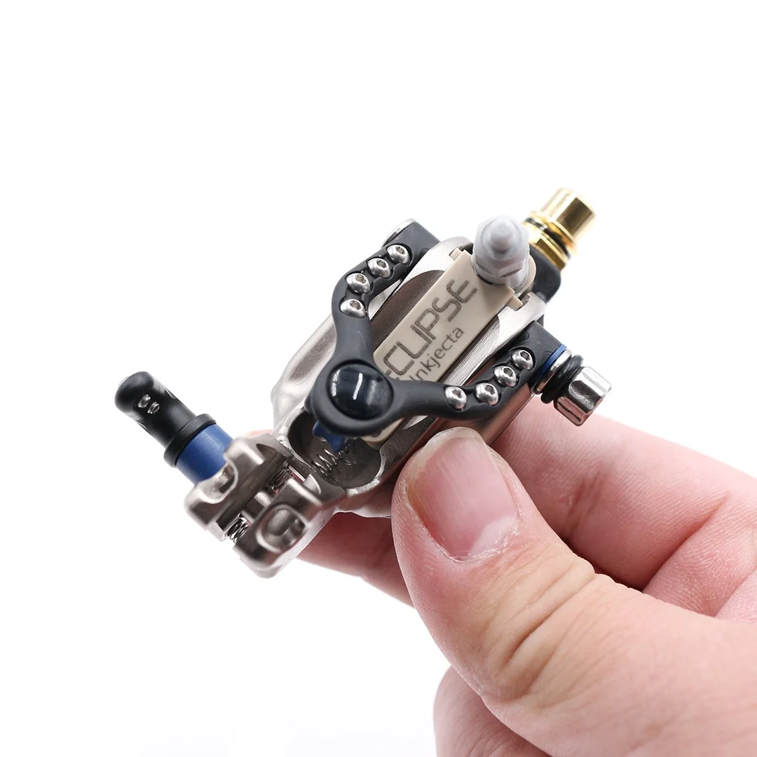 

Genuine Australia Inkjecta Third Generation Eclipse Tattoo Machine Ultra-light 69g Supports 45 Rows Needles 4.5v 18v Permanent
