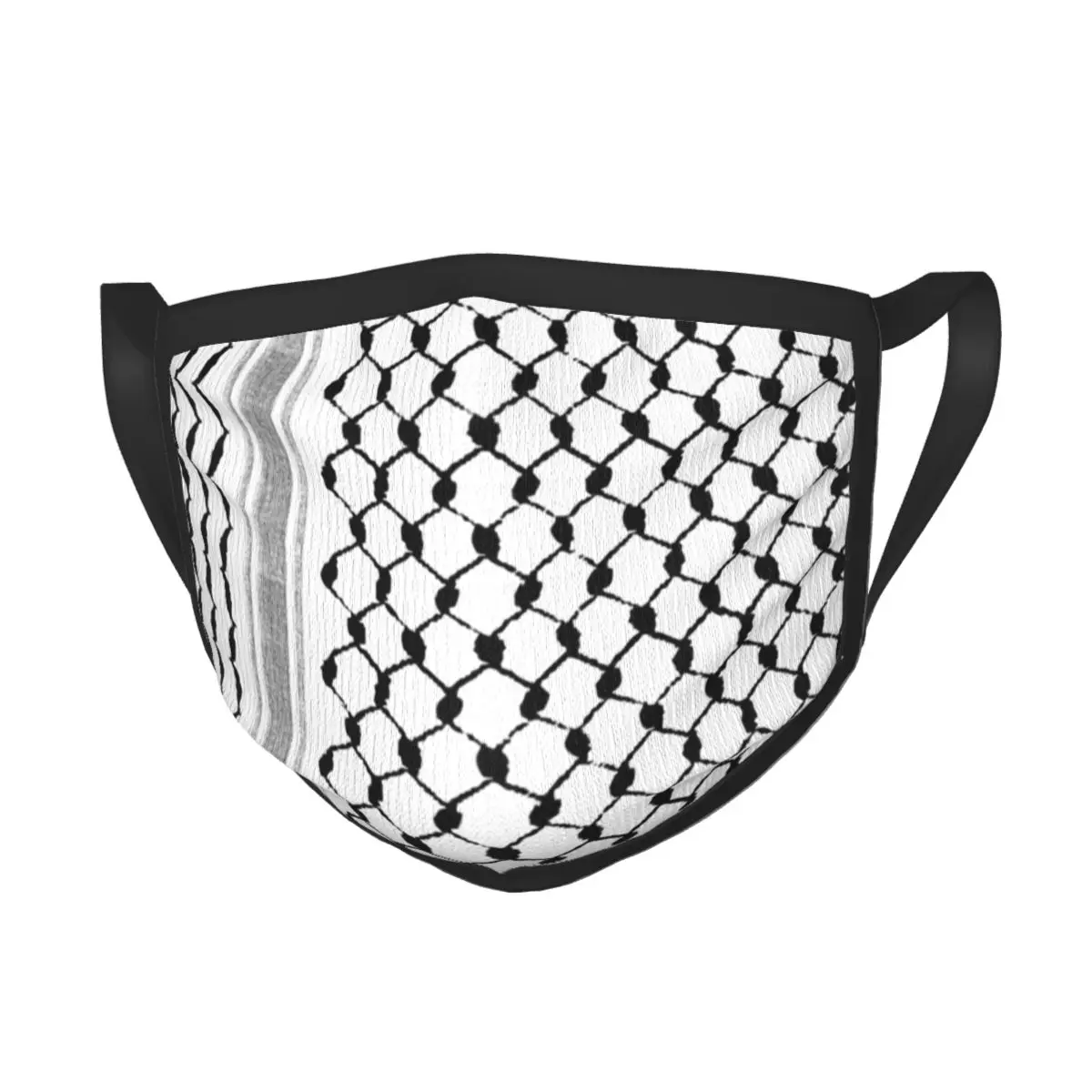 

Palestinian Hatta Kufiya Folk Pattern Reusable Face Mask Palestine Keffiyeh Anti Haze Mask Cover Respirator Mouth Muffle