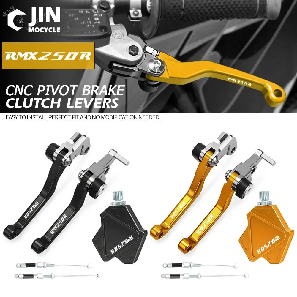 

For SUZUKI RMX250R RMX 250 S 1996 Aluminum Motorcross Accessories Stunt Clutch Lever Easy Pull Cable System Brake Clutch Levers