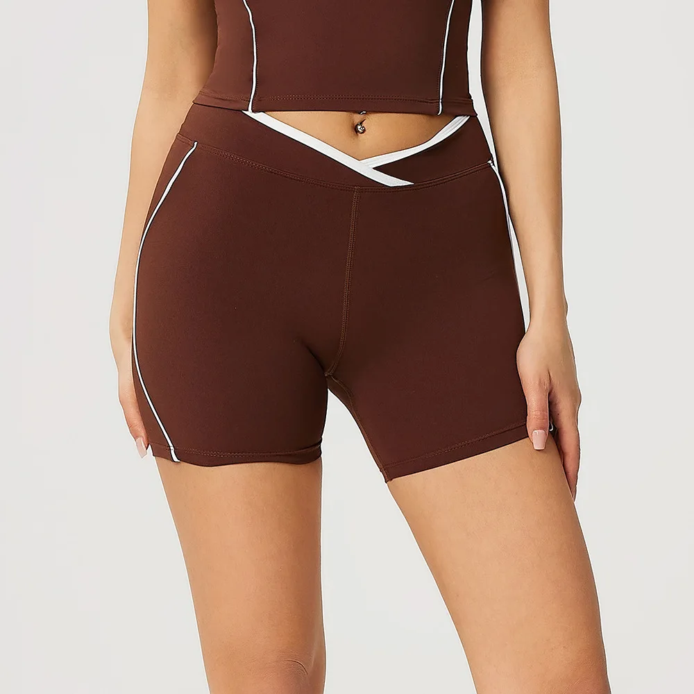 

Yoga Shorts Women Scrunch Butt Yoga Pants High Waist Leggings Lift Butt Cycling Shorts Running Push Up Workout Gym Sports Shorts