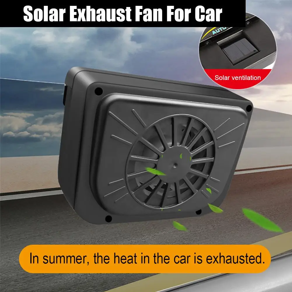 Solar Power Car Air Vent Fan Car Exhaust Fan Car Ventilation Fan Car Auto Air Vent Cooling Ventilation System Heater Exhaust Fan view 6