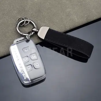 適用於路虎攬勝運動版、極光、神行者2、發現3、發現4,捷豹XF、XJ、XJL、XE、C-X16、XKR、XK TPU汽車鑰匙殼 8 最佳銷售 捷豹XKR - №6