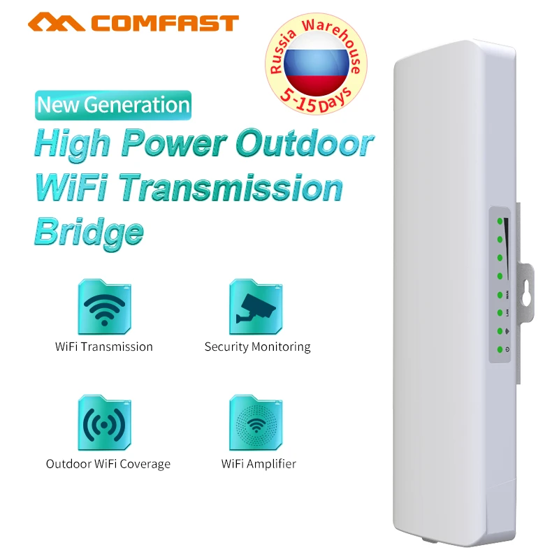 Imagem -06 - Comfast-home Outdoor Equipamento de Rede sem Fio Dispositivos de Longo Alcance Adaptador Wifi Ponto de Acesso Antena Ponte Transporte Rápido