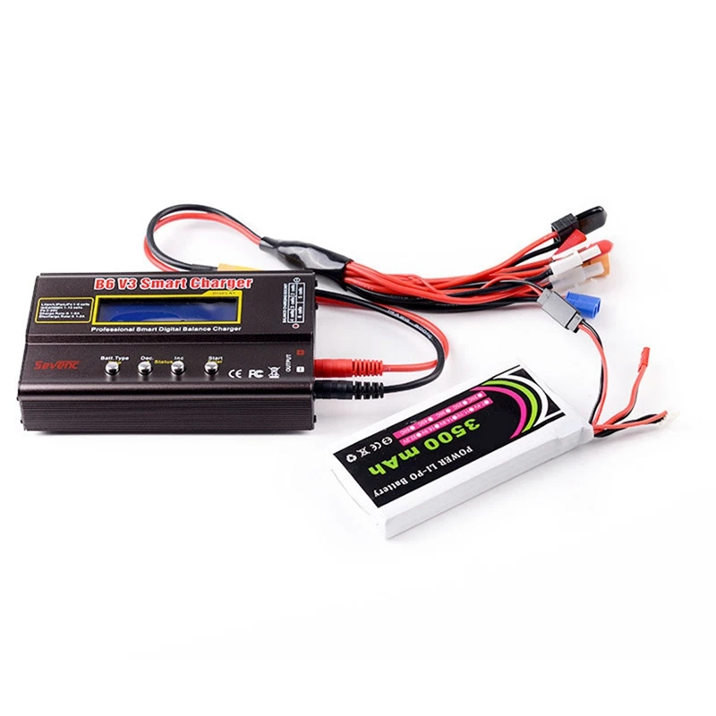 B6 V3 Battery Balance Charger Lihv Lipo Nimh Li-Ion RC Charger For RC FPV Drone Car Boat EU Plug