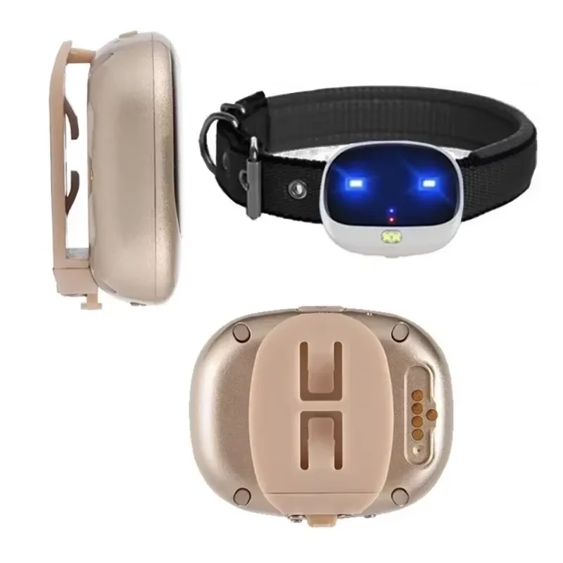4G Mini GPS Tracker for Cats & Dogs - Real-Time Location Collar with Two-Way Voice, LED Light, Waterproof Anti-Lost Pet Locator