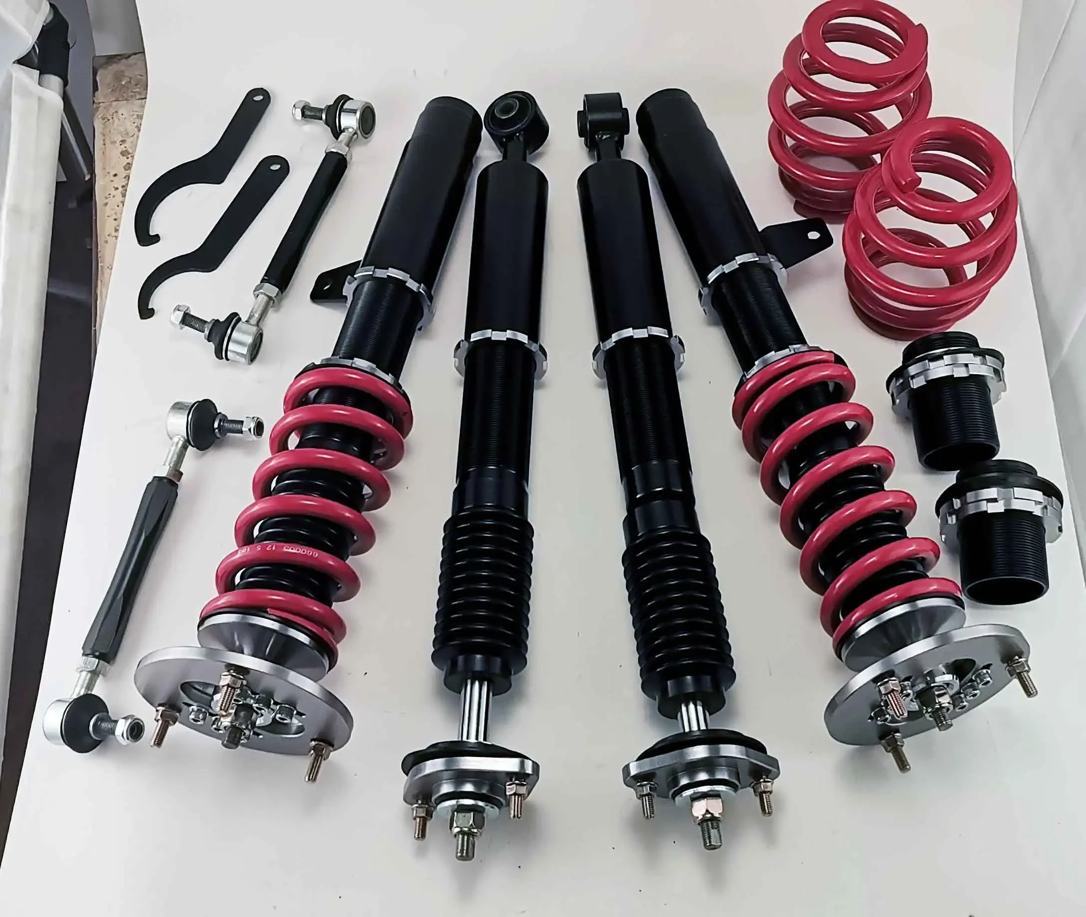 Coilovers Spring Struts Racing Suspension Coilover Kit Front Rear Shock Absorber for Many Different Car