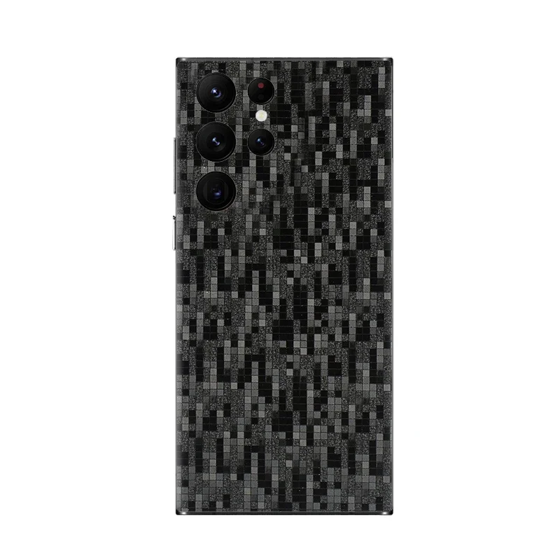 3D Camo Crocodile Snake Skin Film Wrap Skin Phone Back Sticker For SAMSUNG Galaxy S24 Ultra S23 Plus S22+ S21 FE Protector Film
