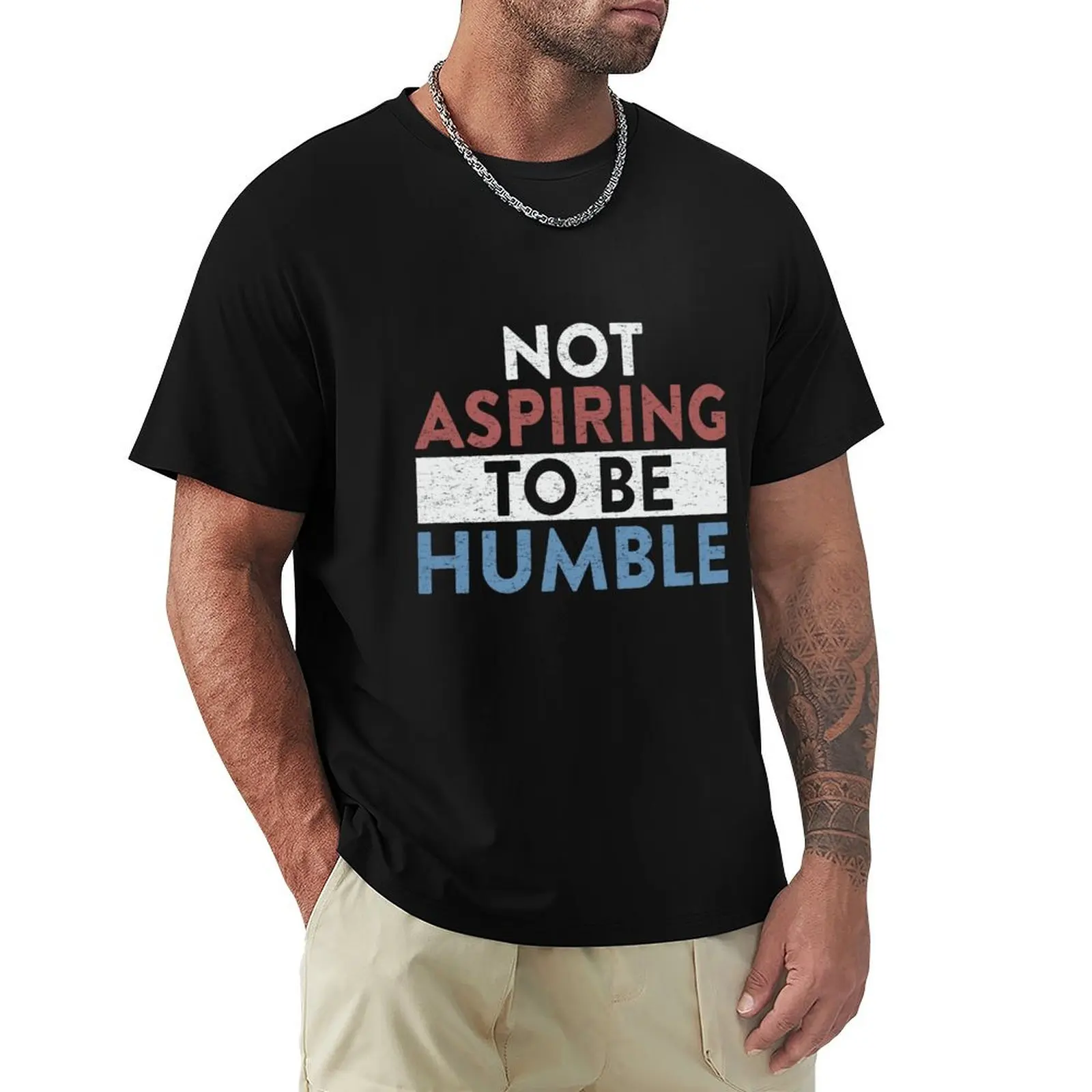 not aspiring to be humble kamala harris magnet T-Shirt Plus Size Summer Short Sleeve T-Shirt