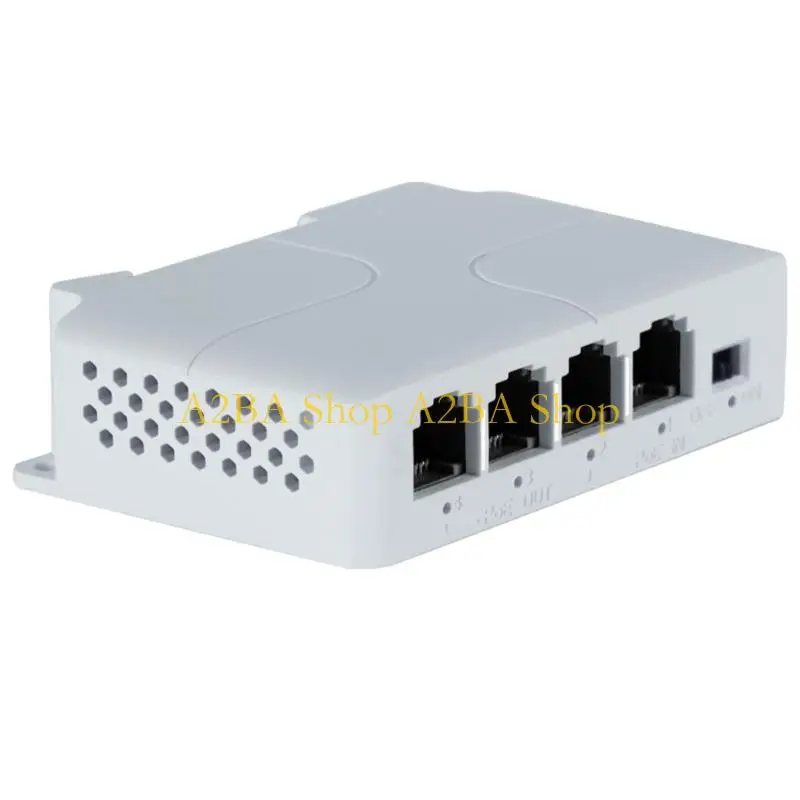 

A2BA 4 Port Gigabit Power over Ethernet Networking Extender Indoor Mount 250m Long Distance
