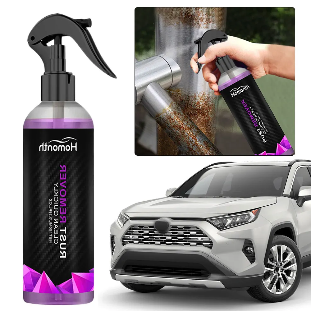 100ml Rust Inhibitor Paint Rust Remover Car Wheel Hub Rust Remover Auto Rim Dust Cleaner Car Maintenance Cleaning Accessories