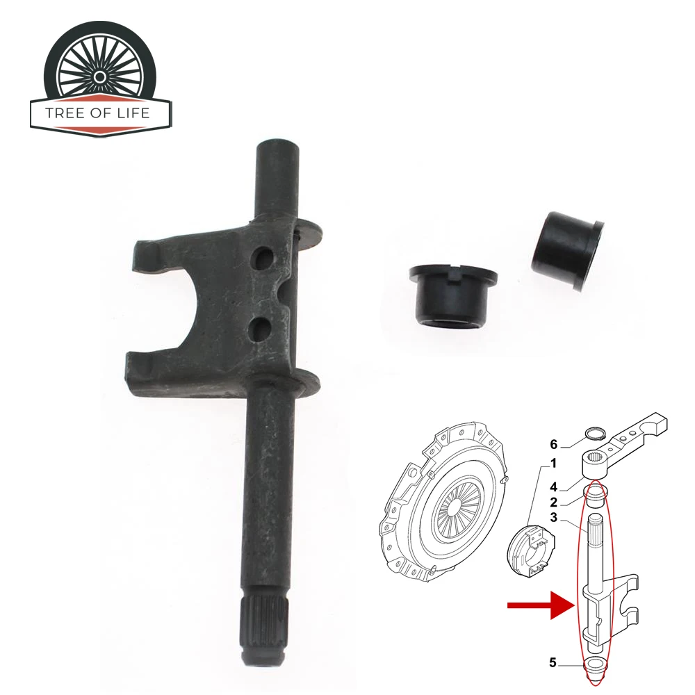 

Рычаг подшипника выключения сцепления переднего моста для Fiat 500 1.4L 2012 2013 2014 2015 2016 2017 68232568AA 68136989AA 68136993AA