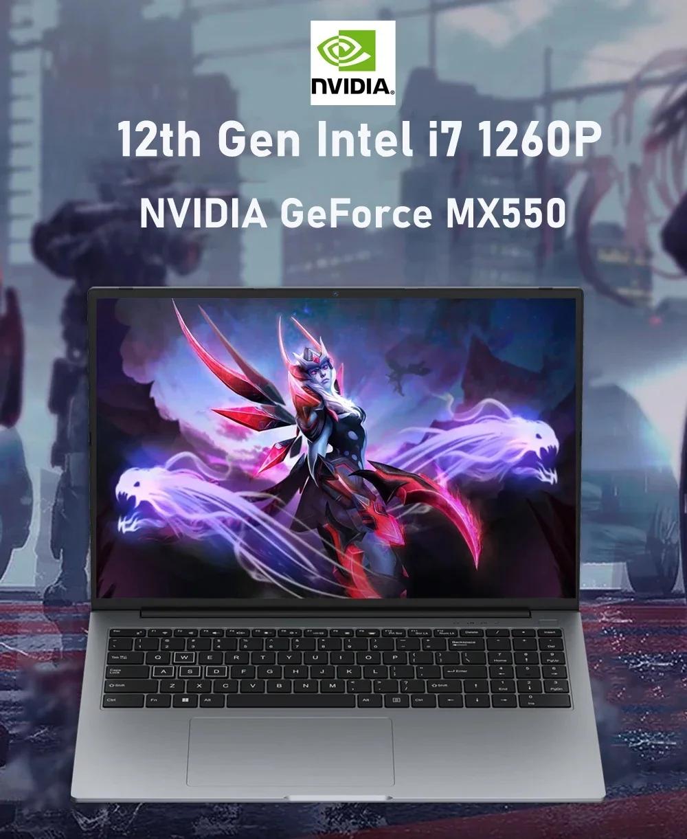 2024 Neue 13. รุ่นสำหรับเล่นเกม-แล็ปท็อป RTX 4G Intel Core i7 1355u 16-Zoll-IPS-Bildschirm Windows 10/11pro นิ้ว abdruck noteboo