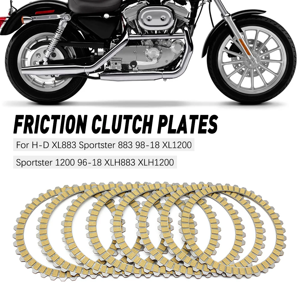 

Motorcycle Friction Clutch Disc Separator Plate Steel Plates For Harley Sportster XL1200 XL883 X48 72 1991-2022